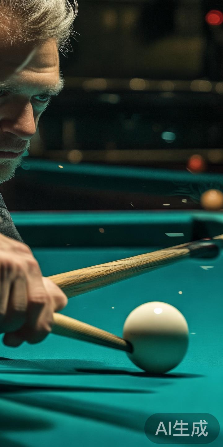 球路控制：通过调整击球力量和角度，有效控制白球运动